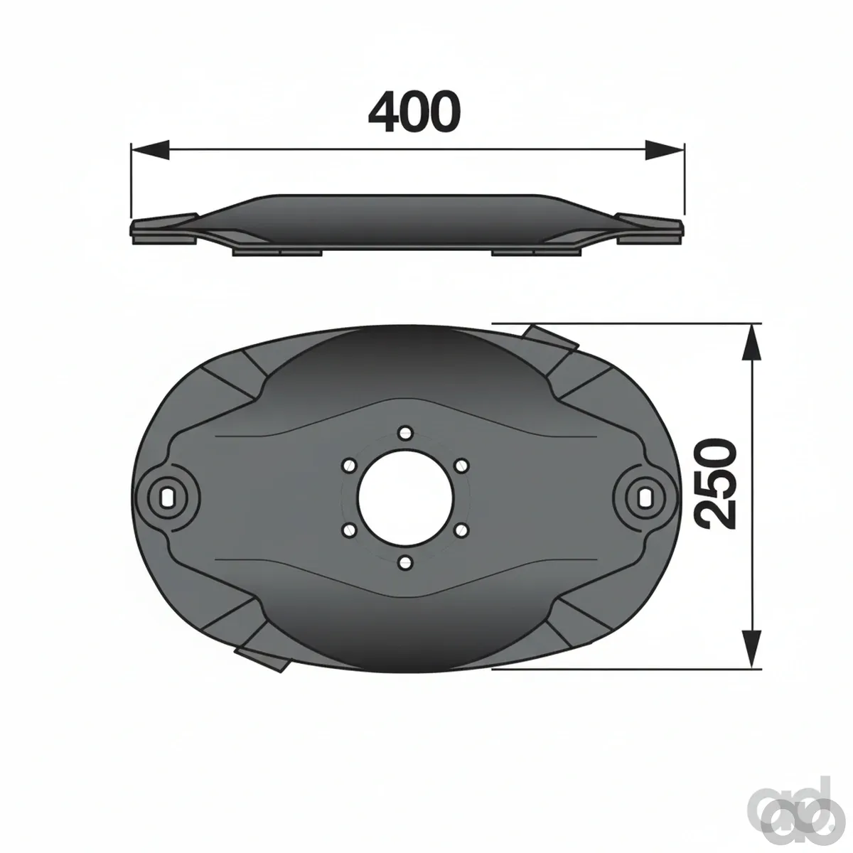 Prillinger - 00412145 - Maehscheibe Anstelle Von Claas