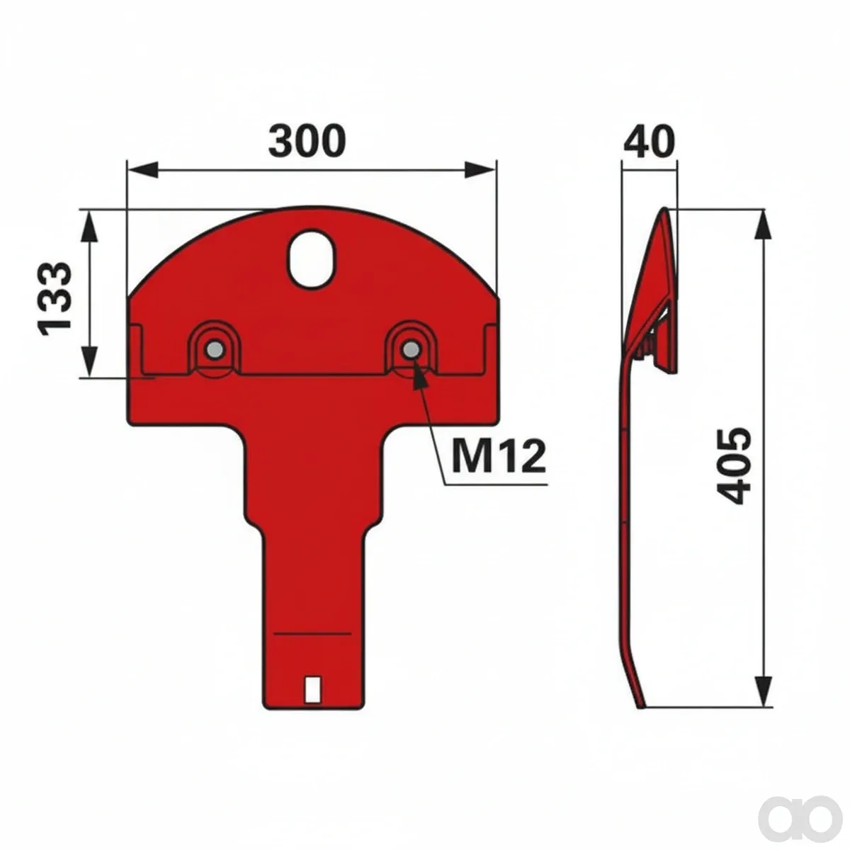 Prillinger - 00412413 - Gleitkufe Anstelle Von Kuhn 56