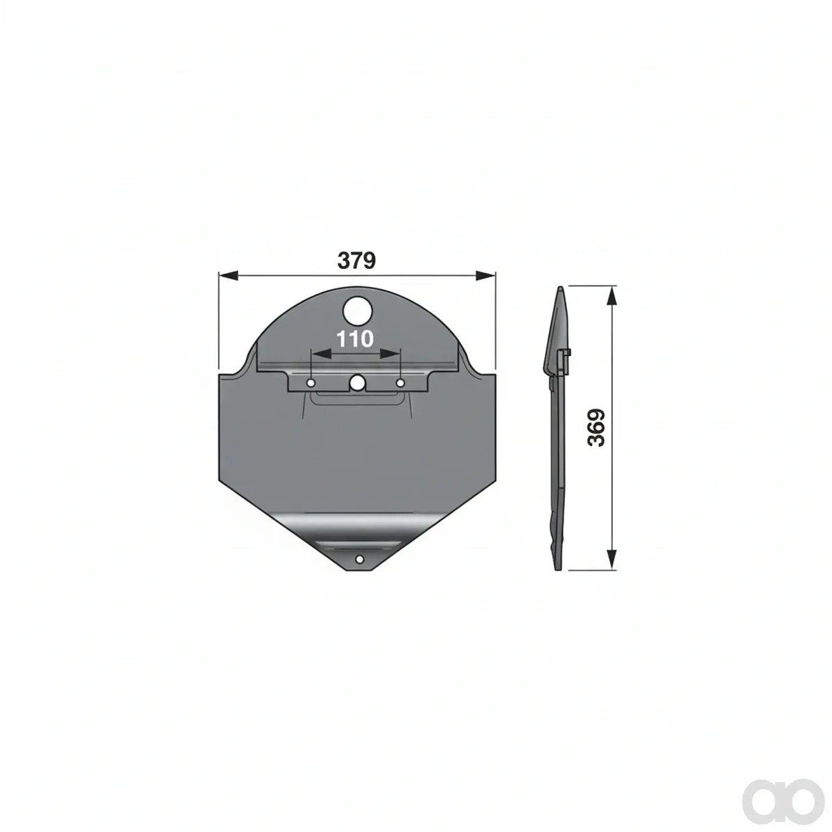 Prillinger - 00412797 - Gleitkufe Anstelle von Vicon-P