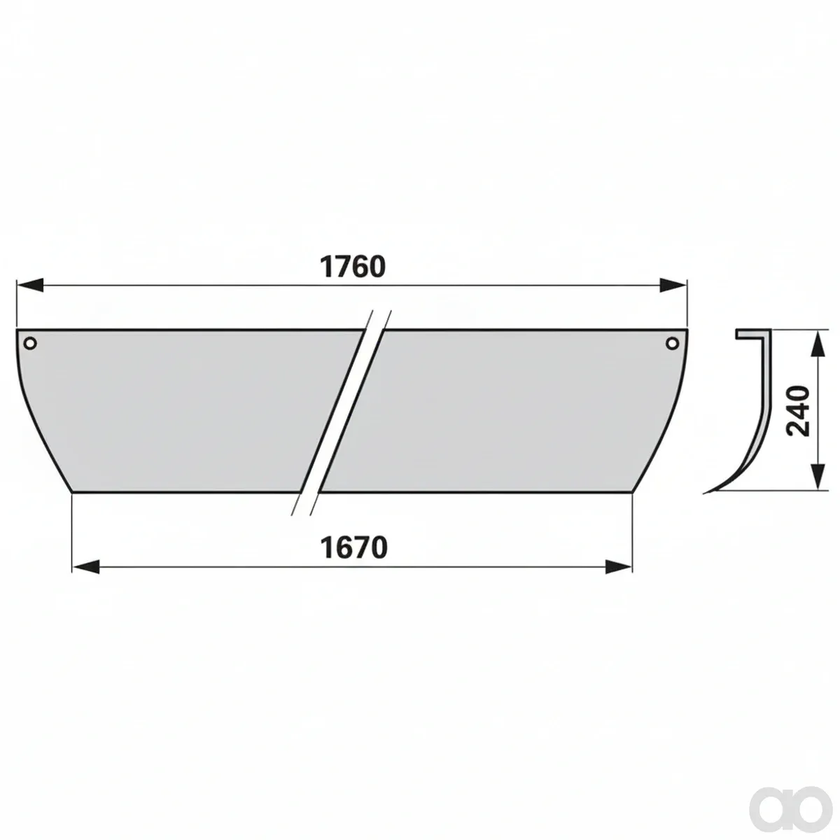 Prillinger - 00413039 - Verschleissblech zu Reform WELG