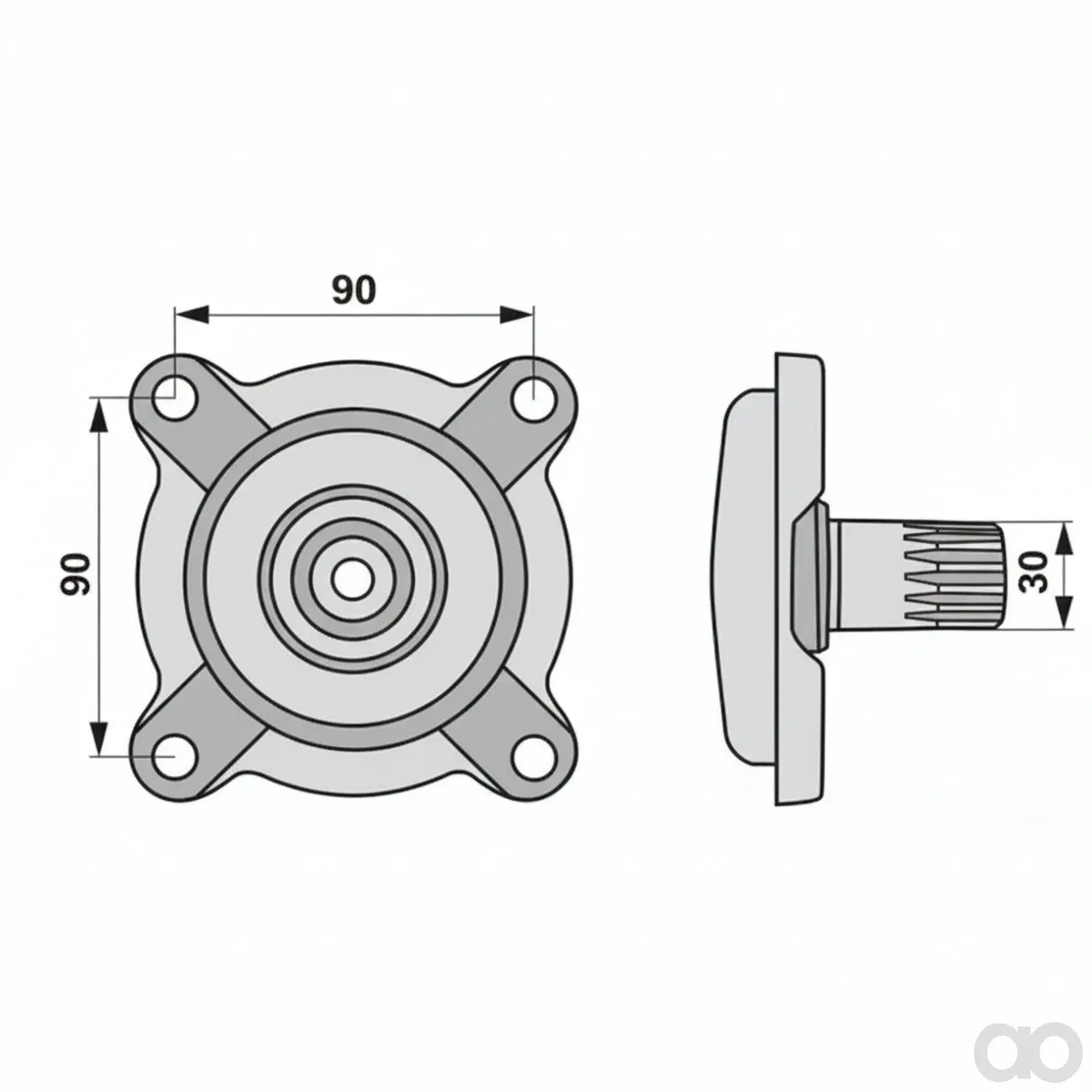 Prillinger - 00413474 - Welle 16 Zaehne, Anstelle von BCS