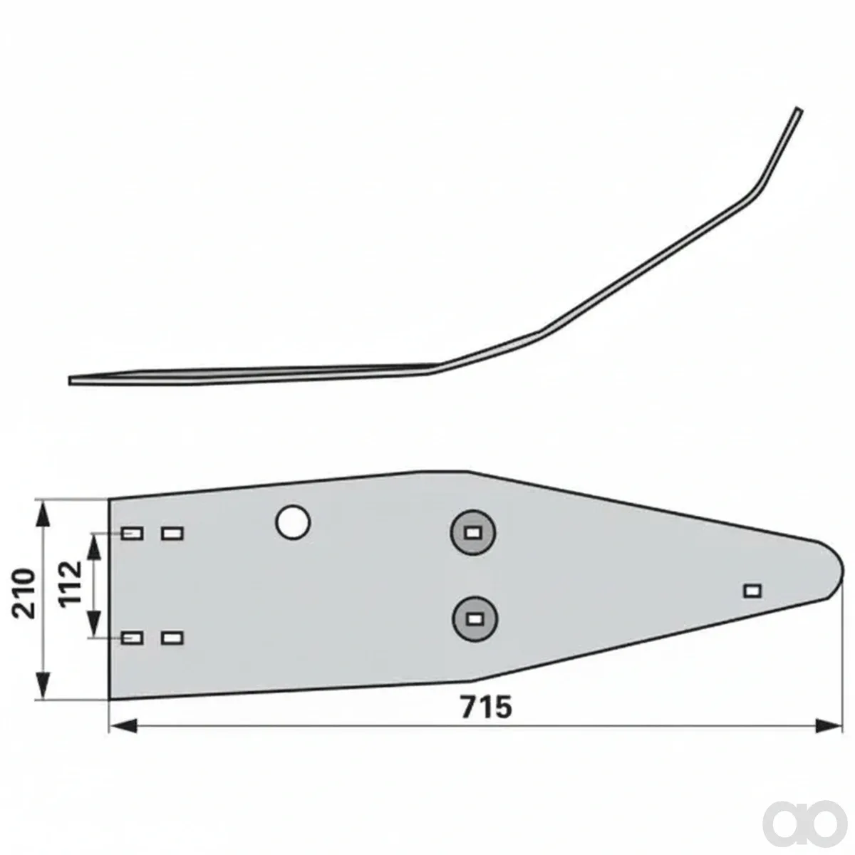 Prillinger - 00413714 - Gleitkufe Anstelle Von Kuhn 56