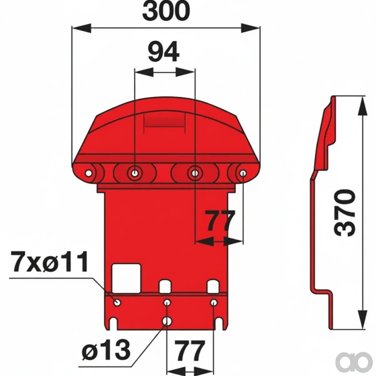 Prillinger - 00413918 - Gleitkufe Kurz, Moertl 042558