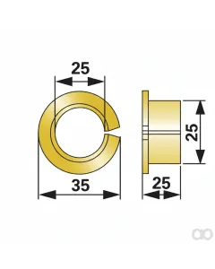 Prillinger - 00417135 - Buechse Anstelle Von Fella 1300