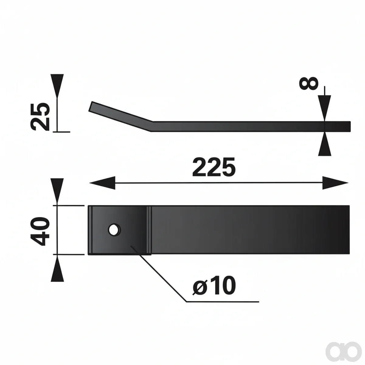 Prillinger - 00422013 - Rotorzinke 225 Cm, Kunststoff