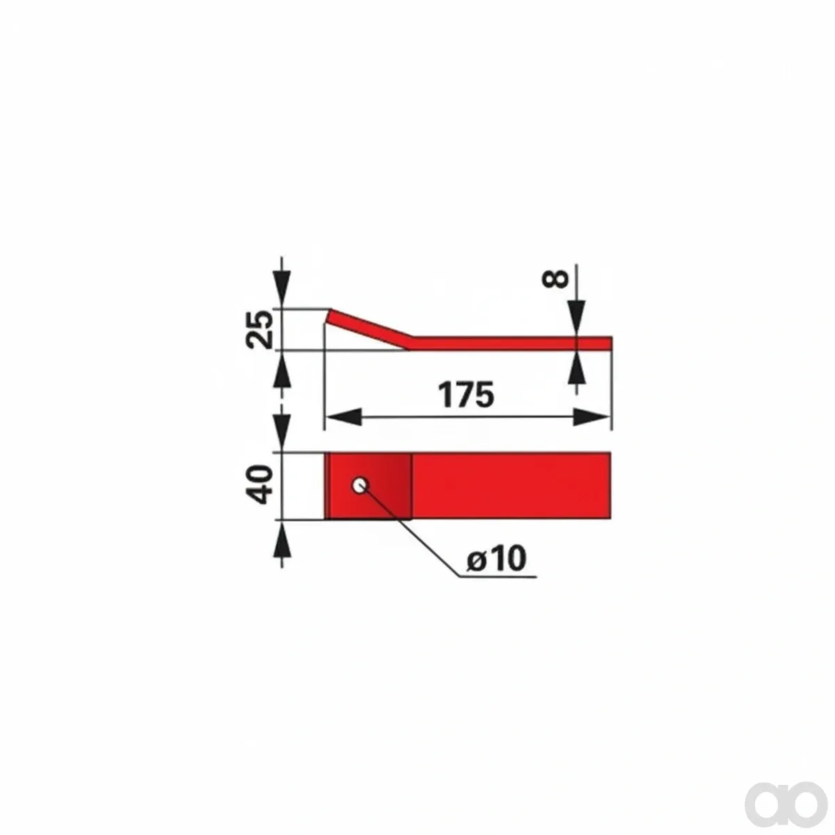 Prillinger - 00422015 - Rotorzinke Kunststoff Anstelle
