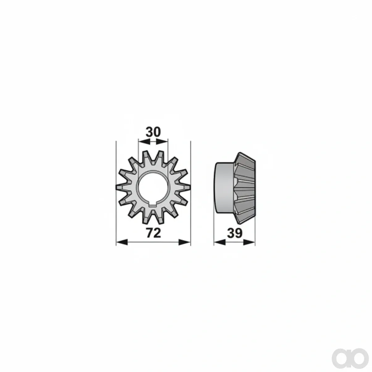 Prillinger - 00422564 - Kegelrad Anstelle Von St44