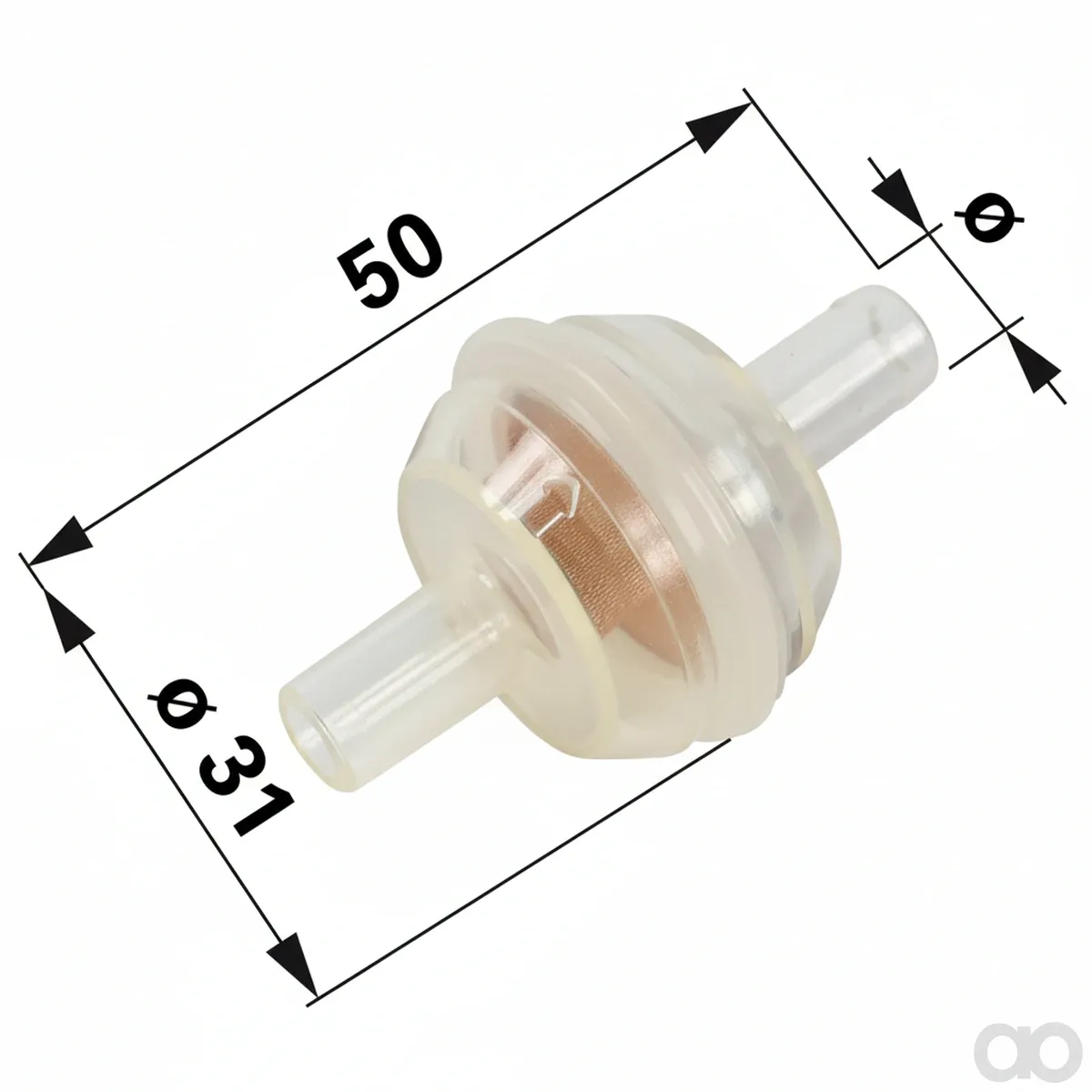Prillinger - 00428035 - Benzinfilter Schlauch Dm: 8Mm