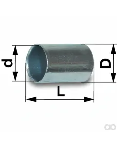 Prillinger - 00429380 - Endhuelse L: 9,5 mm, AD: 5,8 mm