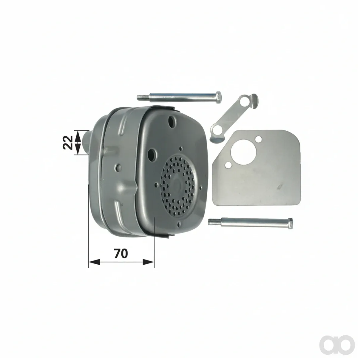 Prillinger - 00431107 - Auspuff anstelle von Briggs 39