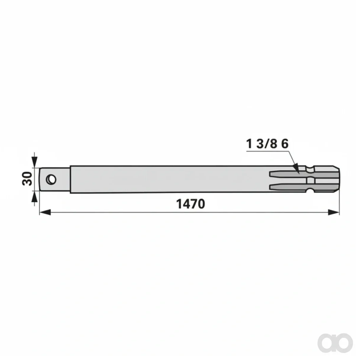 Prillinger - 00453560 - Antriebswelle Anstelle Von Kuh