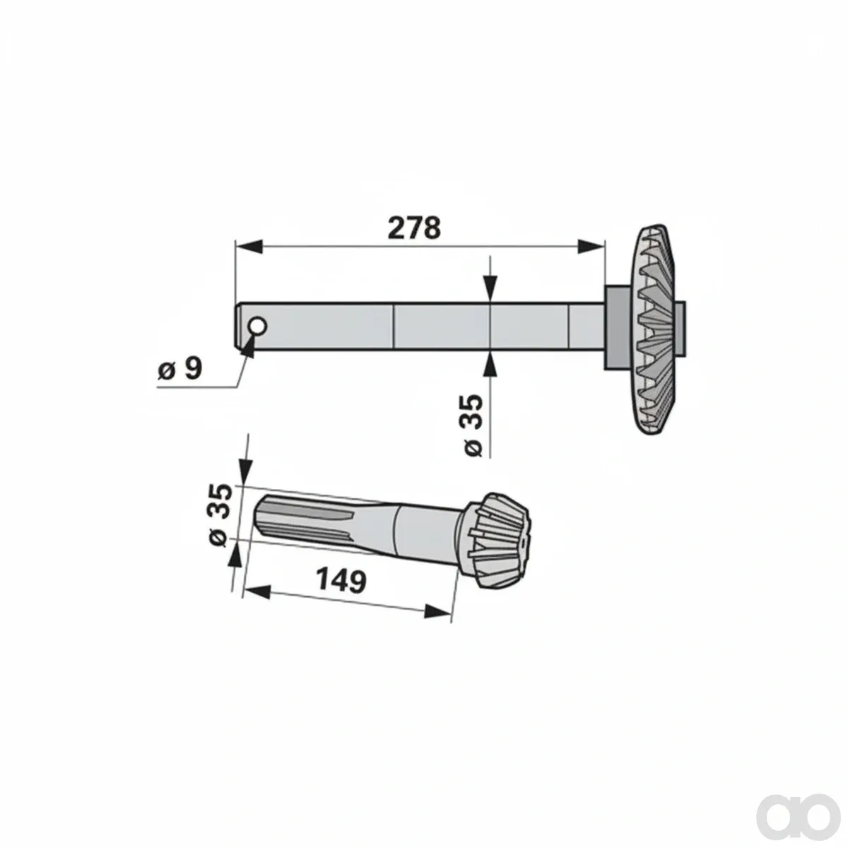 Prillinger - 00459117 - Tellerrad Z27 mit Ritzel Z10