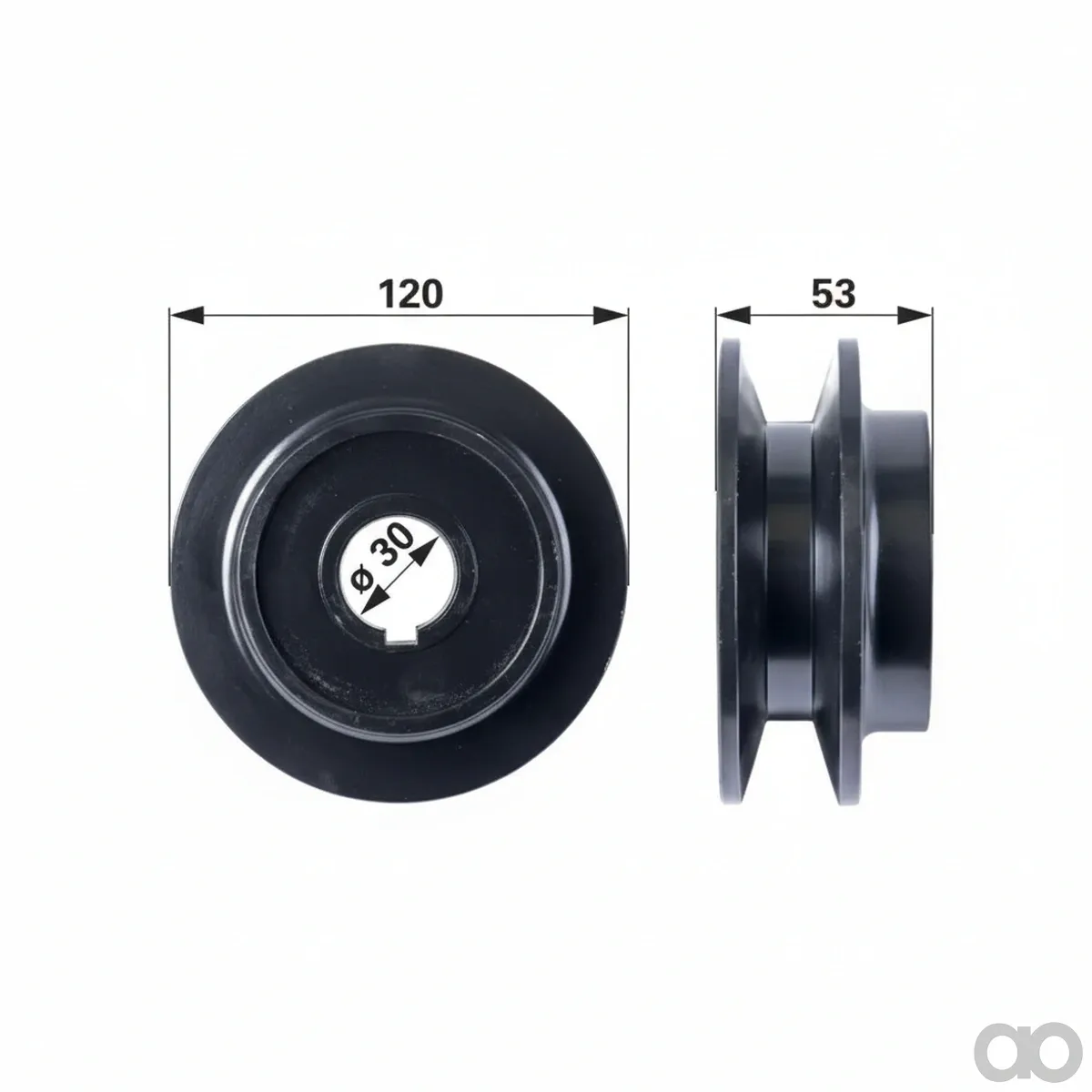 Prillinger - 00462564 - Riemenscheibe Ad 120Mm, Anstel