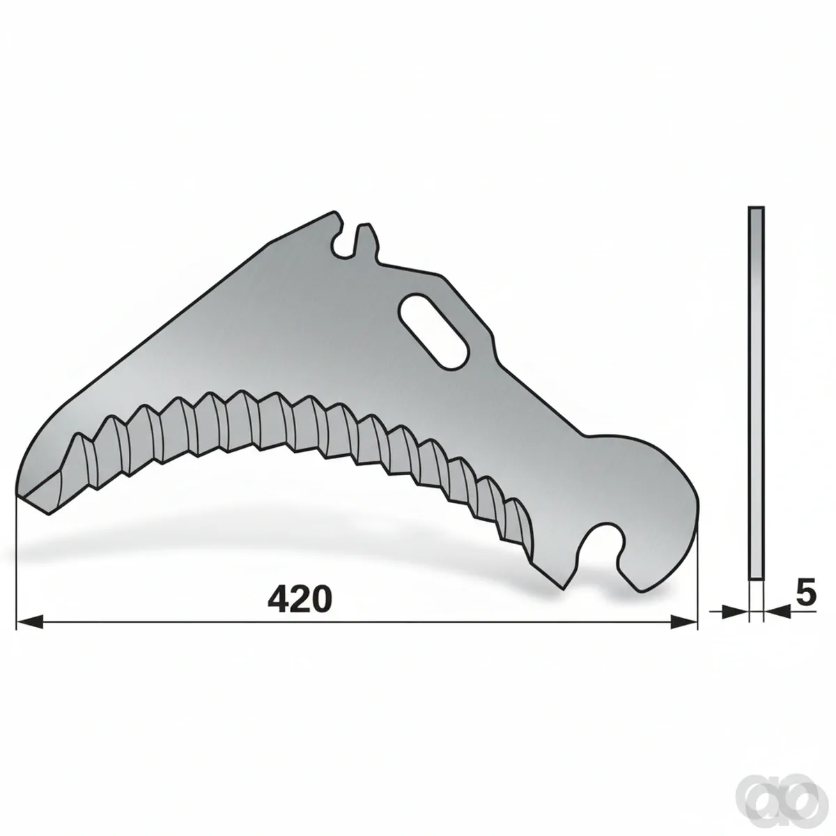 Prillinger - 00470584 - Ladewagenmesser Garant Anstelle