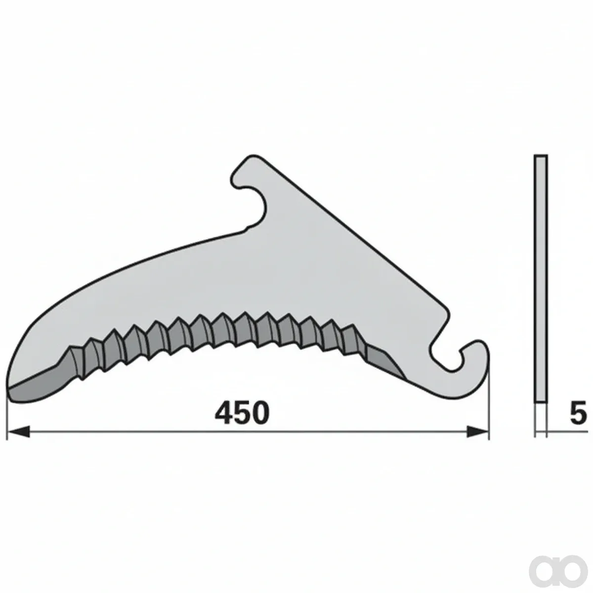 Prillinger - 00470762 - Ladewagenmesser Anstelle Von C