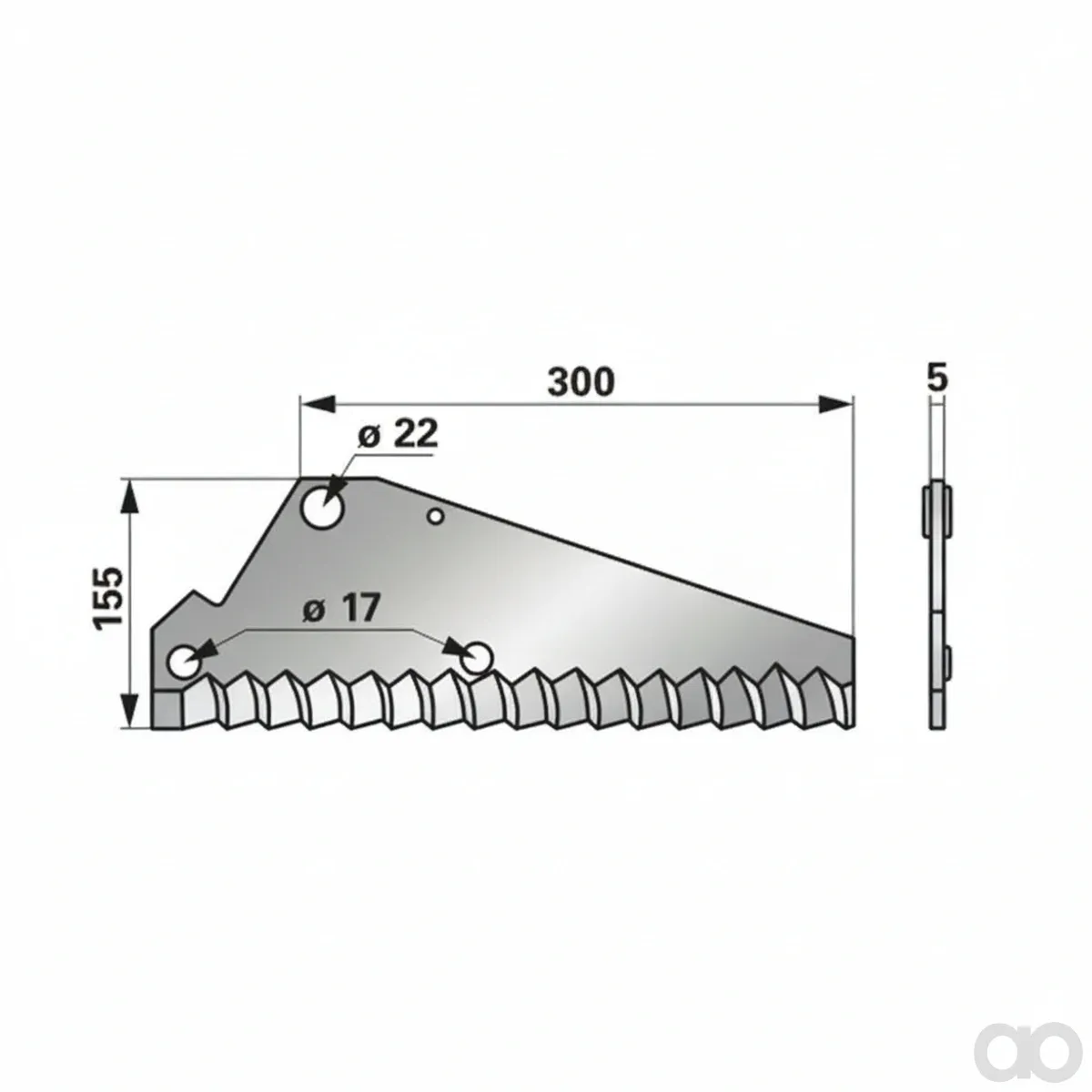 Prillinger - 00470910 - Ladewagenmesser Anstelle Von K