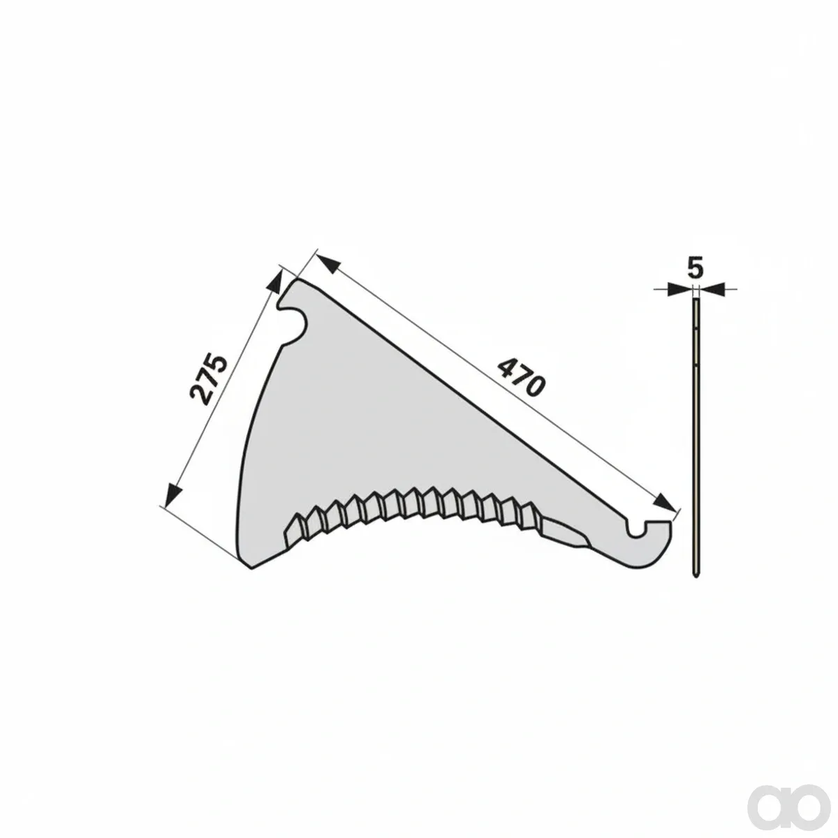 Prillinger - 00470914 - Ladewagenmesser Anstelle Von K