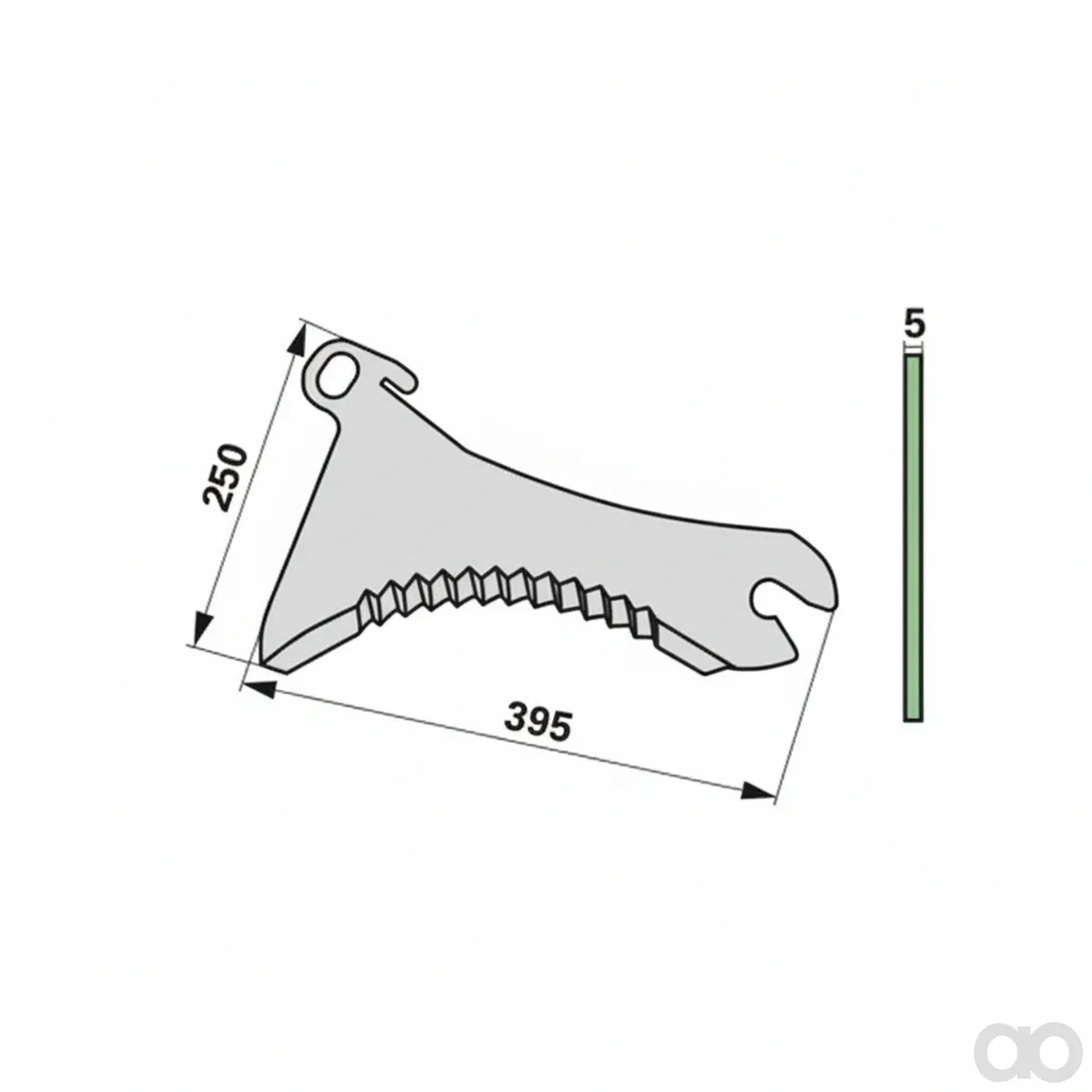 Prillinger - 00470921 - Ladewagenmesser Anstelle Von M