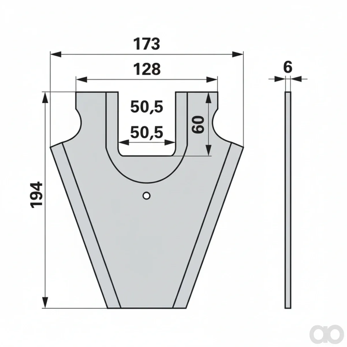 Prillinger - 00470934 - Ladewagenmesser Anstelle Von S