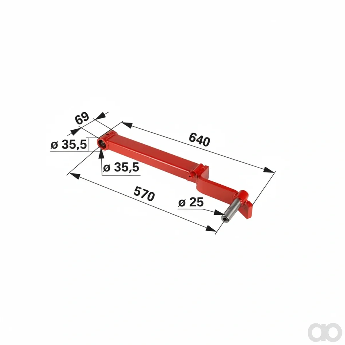 Prillinger - 00476001 - Radtraeger Rechts, Anstelle Von