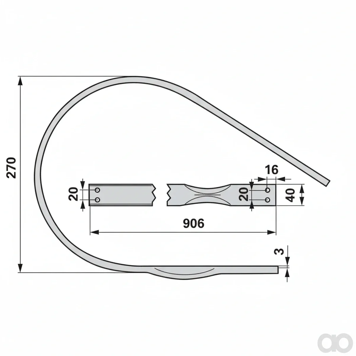 Prillinger - 00476115 - Abstreifer Zu Pick-Up 00476104