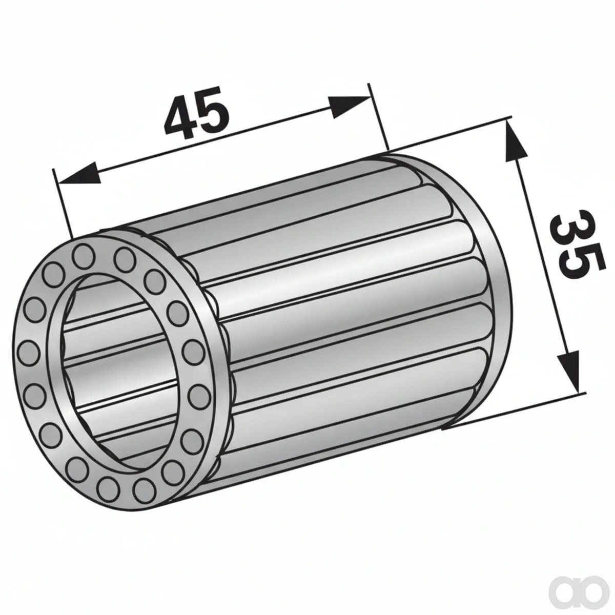 Prillinger - 00476145 - Rollenlager 25x3x45 Anstelle Von