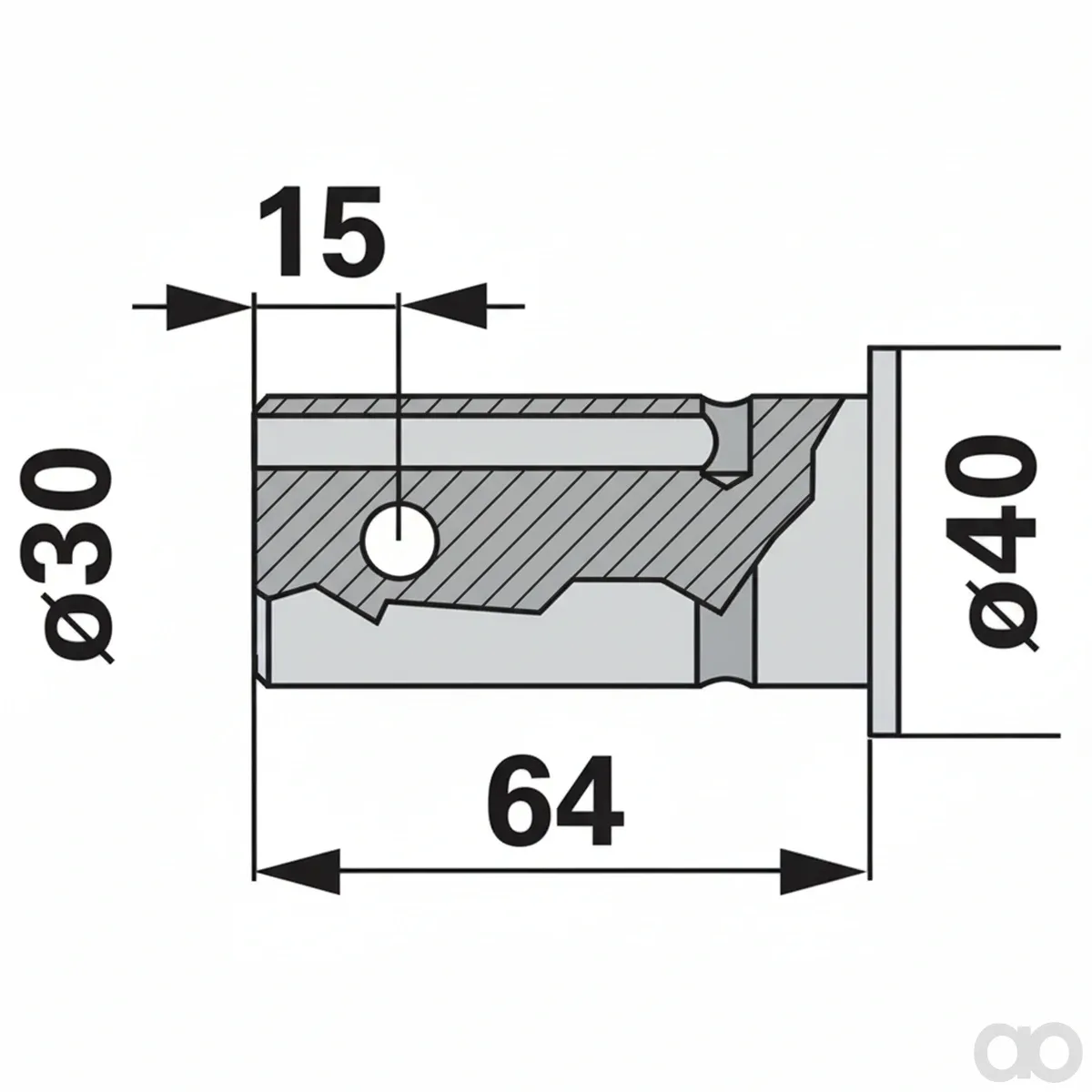 Prillinger - 00476694 - Rollenbolzen Diameter 30 Mm Anstelle Von Poettinger