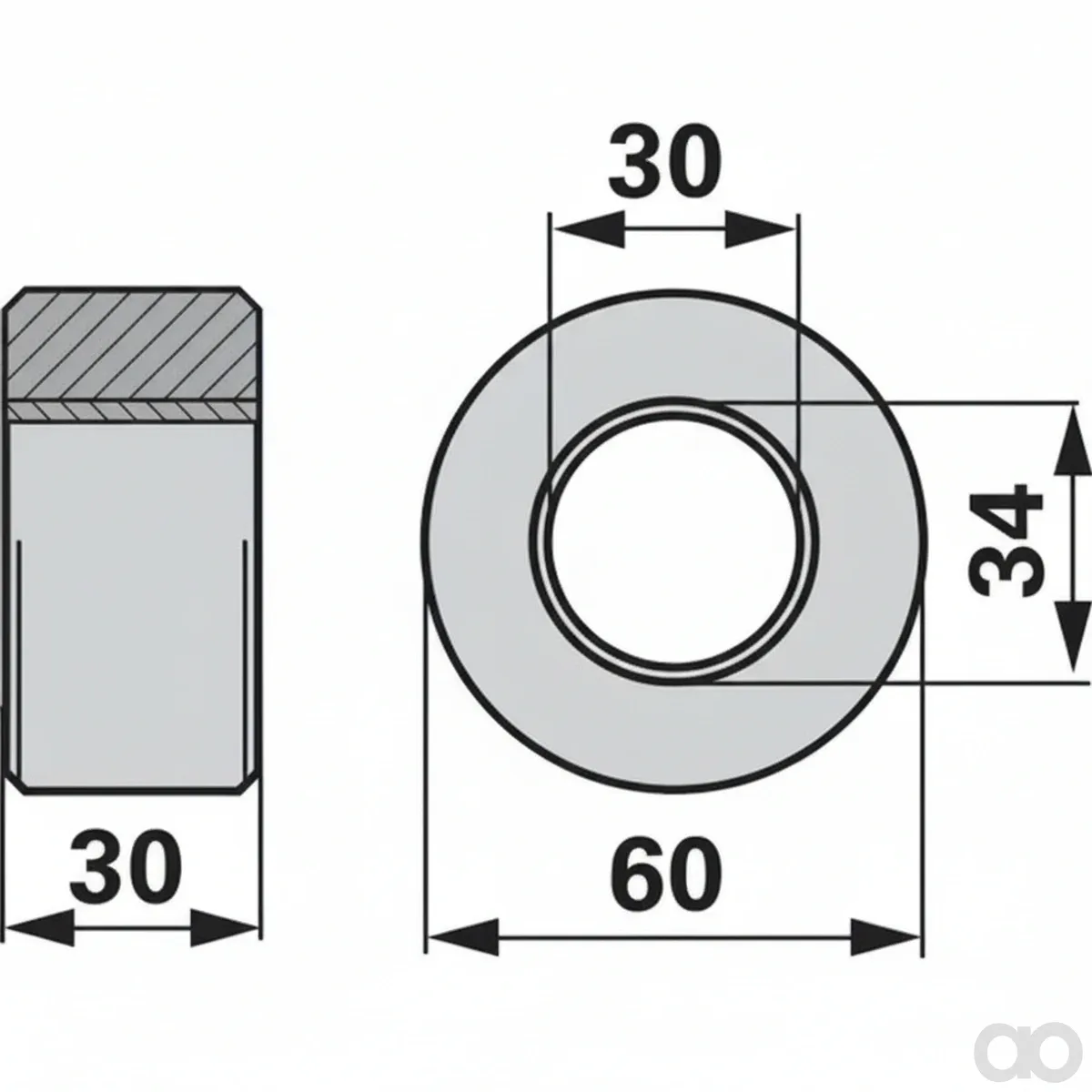 Prillinger - 00476699 - Steuerrolle Ad 60 Mm Anstelle Von Poettinger