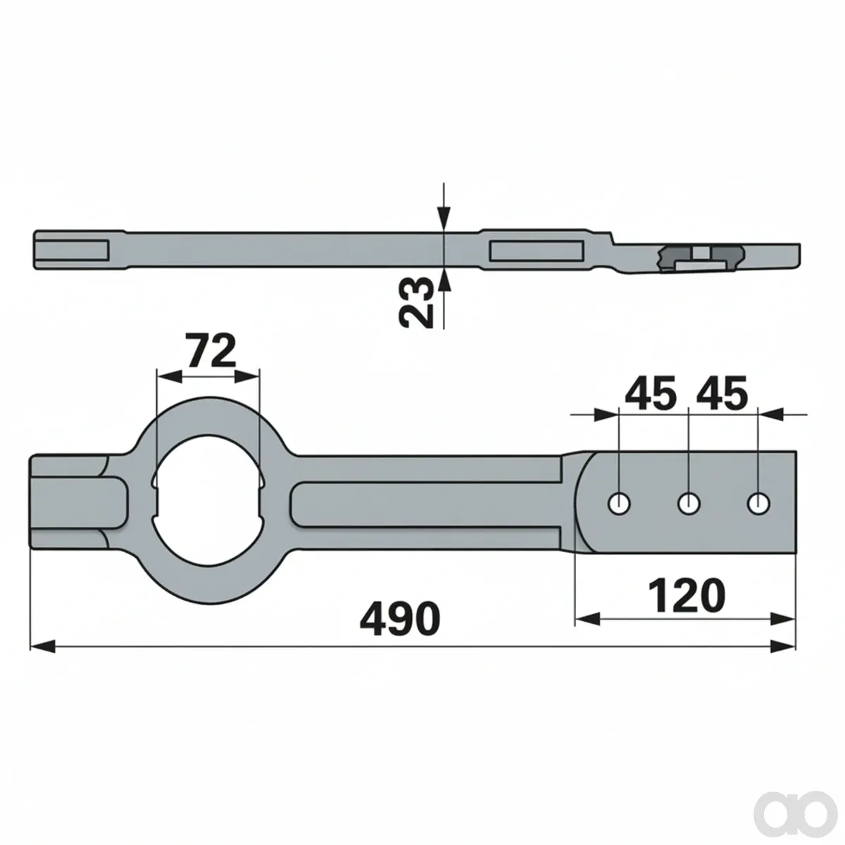 Prillinger - 00480519 - Kulisse Zu B1801 Original Kuhn