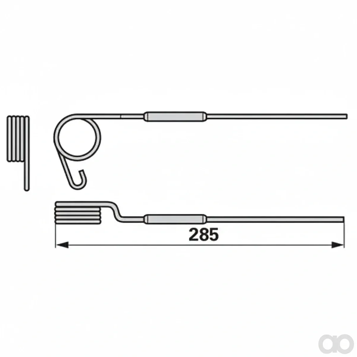 Prillinger - 00481515 - Federzinke Stangen Anstelle Von