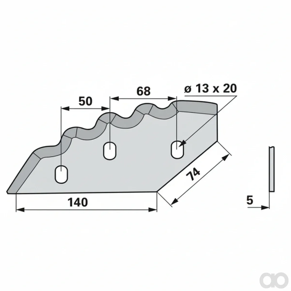 Prillinger - 00485081 - Mischwagenmesser Stangen Zu Sgar