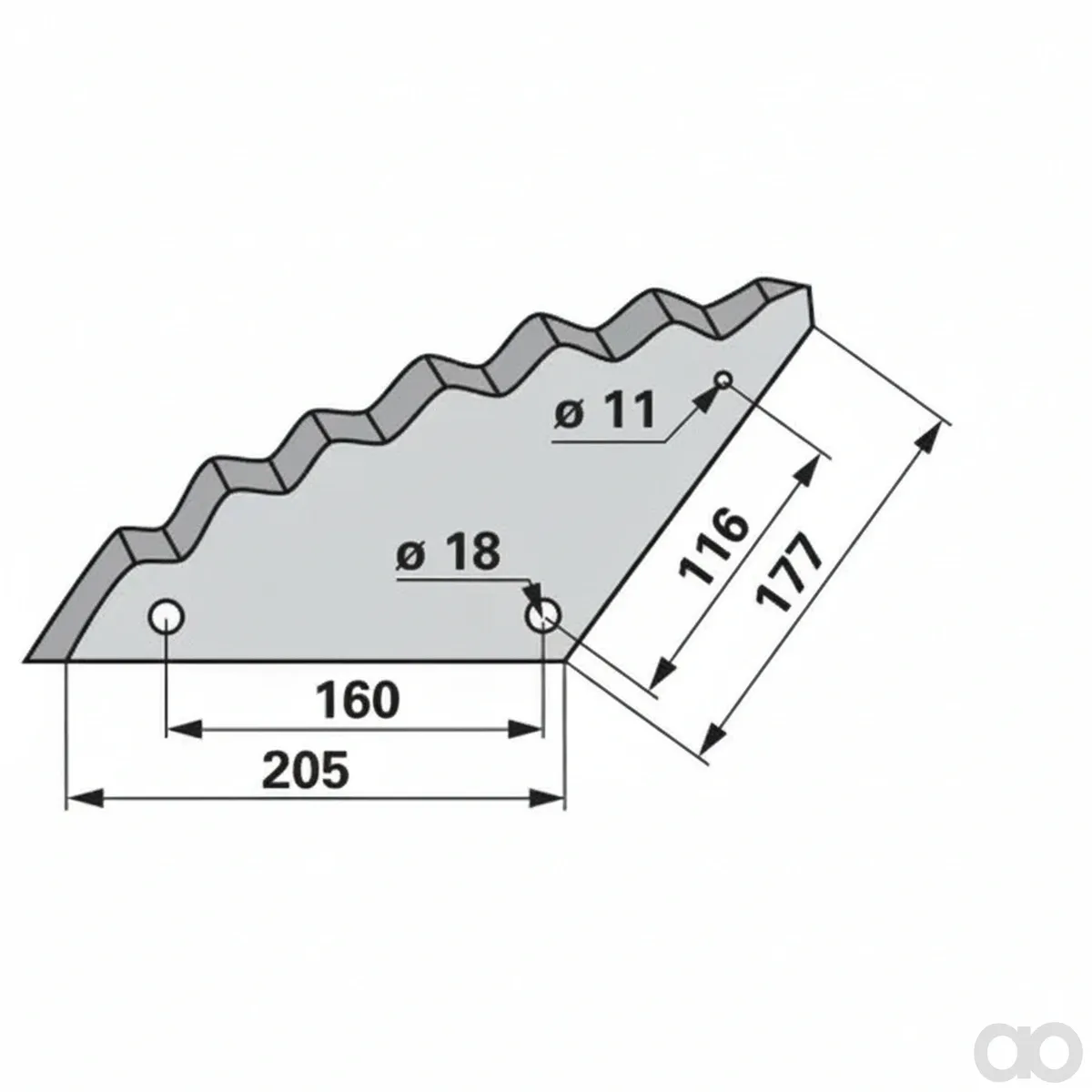 Prillinger - 00485156 - Mischwagenmesser Anstelle Von