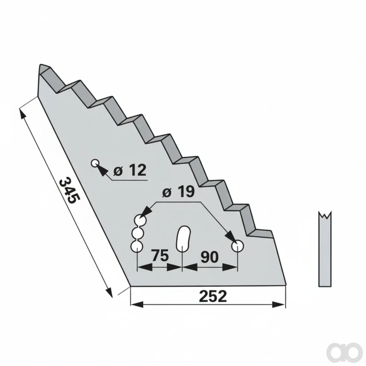 Prillinger - 00485265 - Mischwagenmesser Anstelle Von
