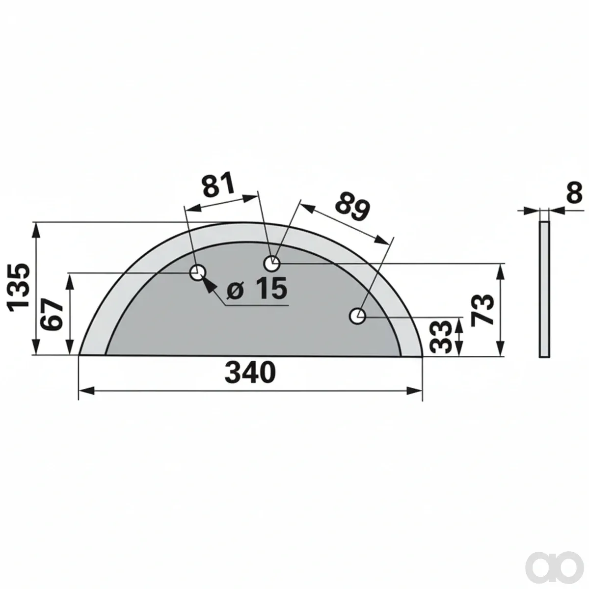 Prillinger - 00485298 - Schneidscheibe Glatt