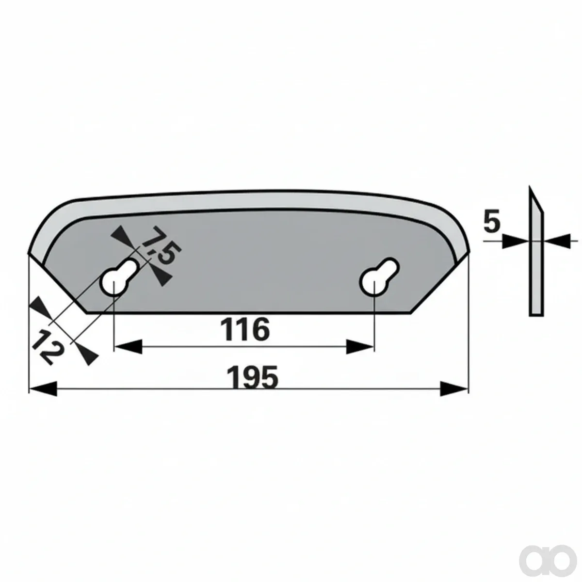 Prillinger - 00485452 - Mischwagenmesser Anstelle Von