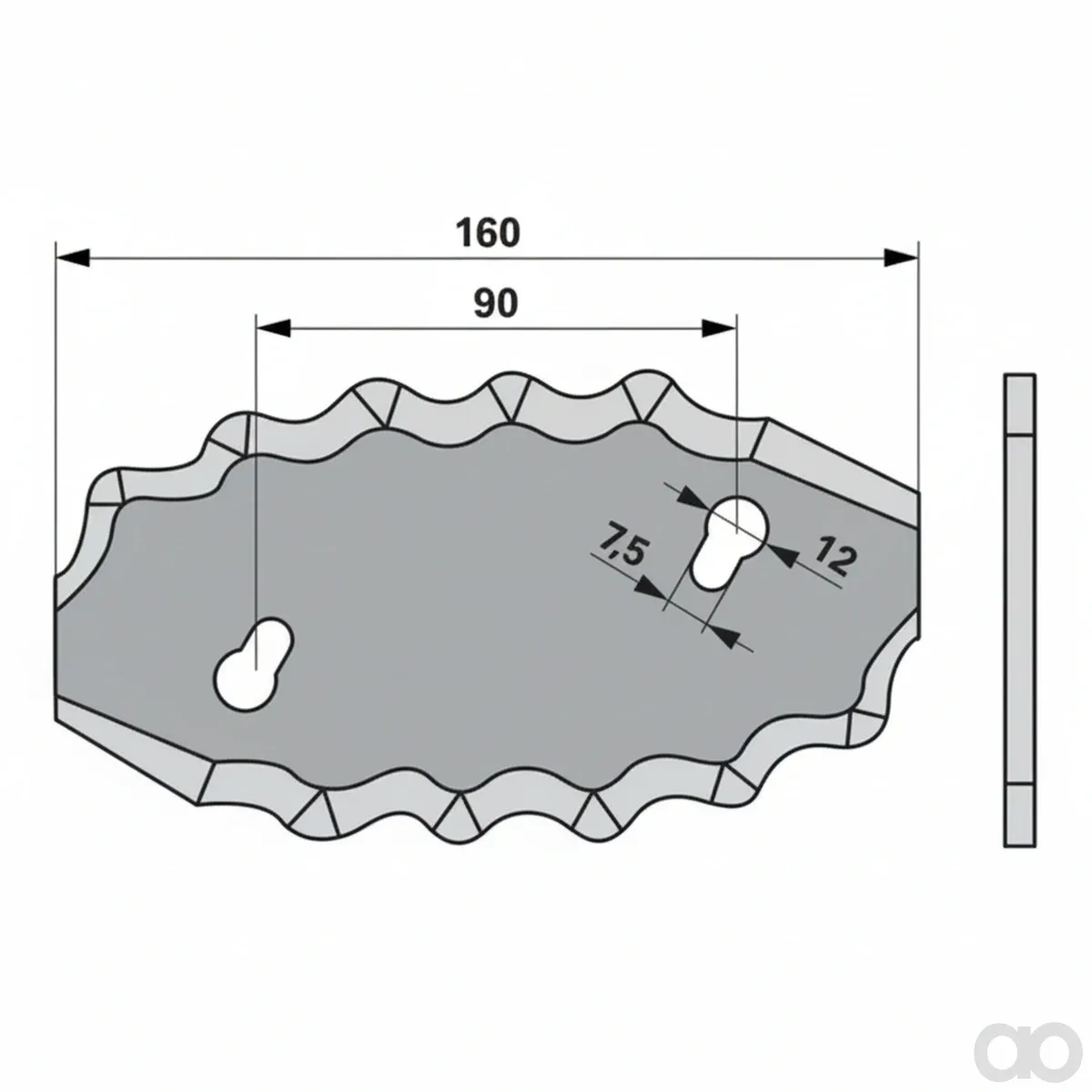 Prillinger - 00485454 - Mischwagenmesser Anstelle Von