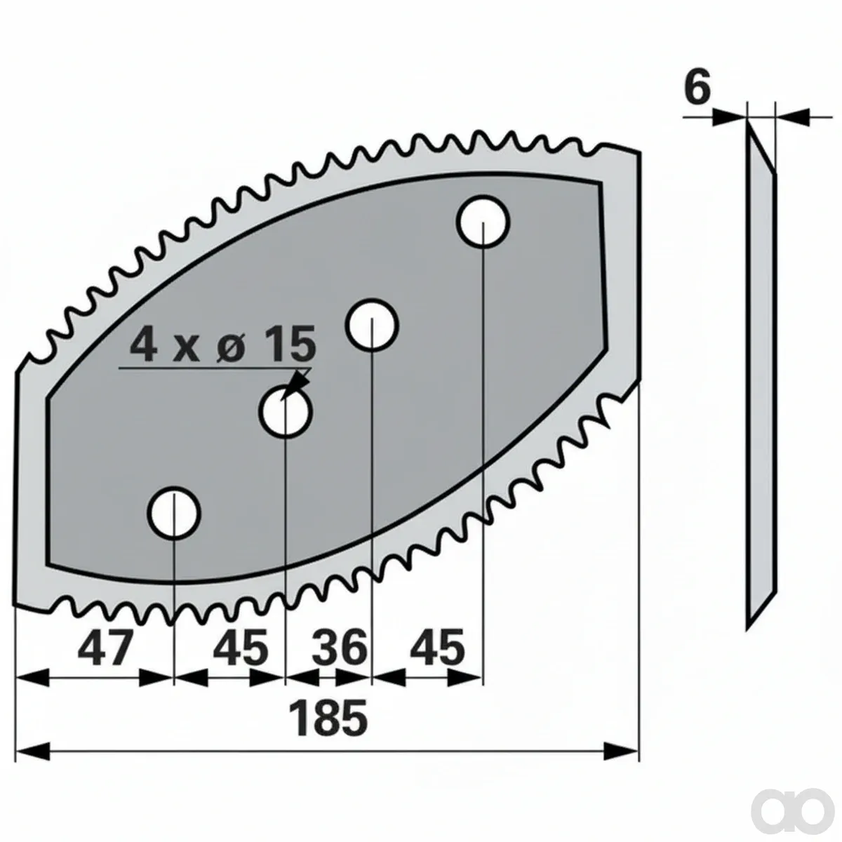 Prillinger - 00485462 - Mischwagenmesser Anstelle Von