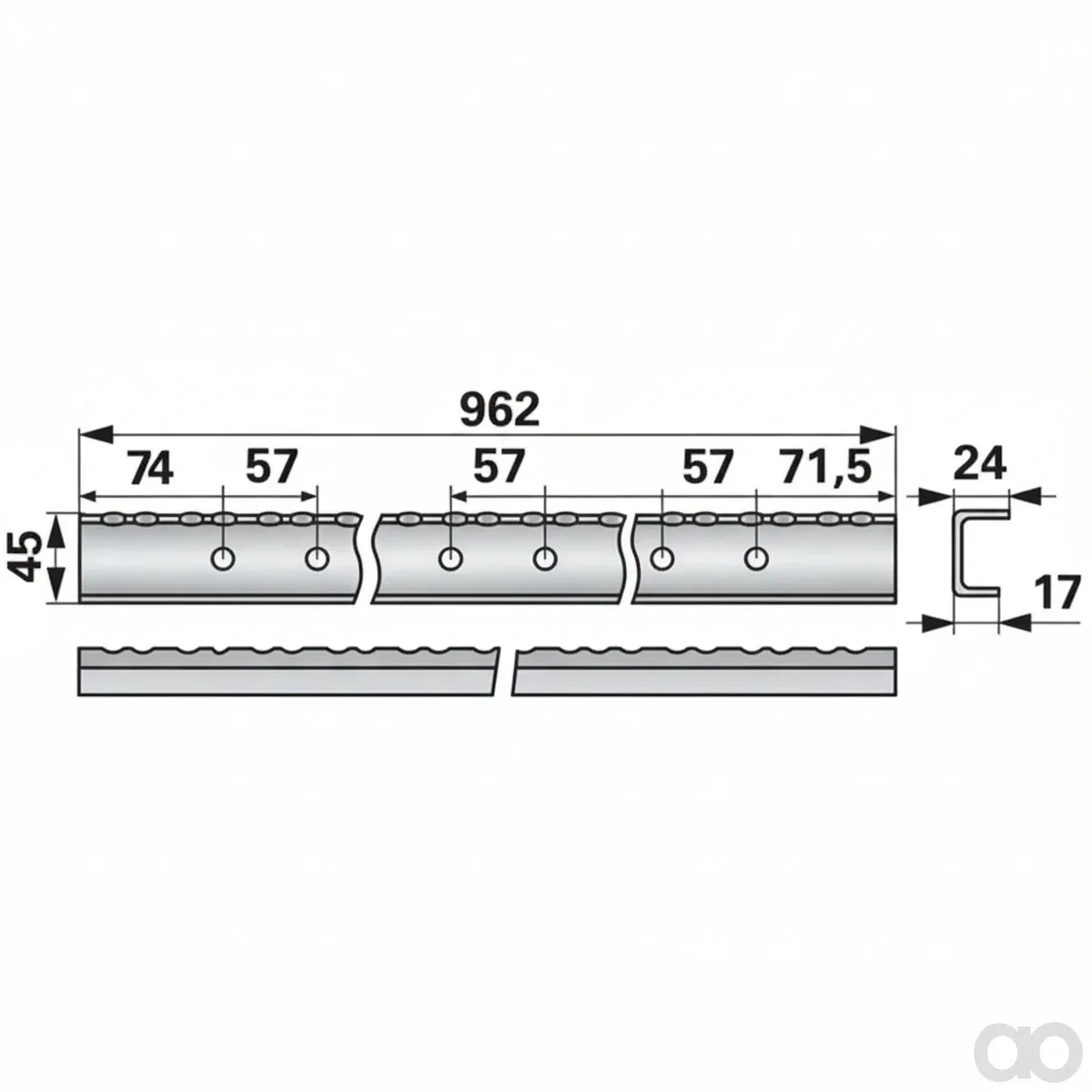 Prillinger - 00501677 - Foerderleiste Anstelle Von Claas