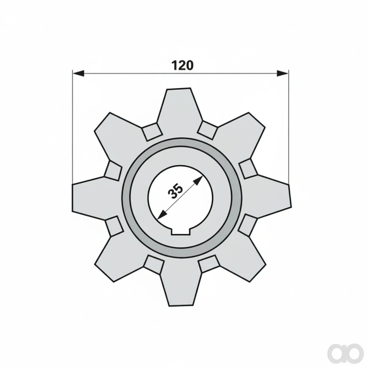 Prillinger - 00501841 - Kettenrad Anstelle Von Claas 6