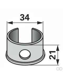 Prillinger - 00501860 - Buechse Anstelle Von Claas 6702