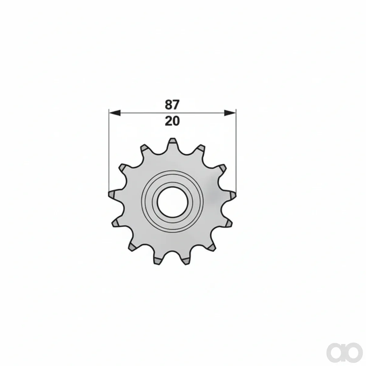 Prillinger - 00505078 - Kettenspannrad Anstelle von Geringhoff