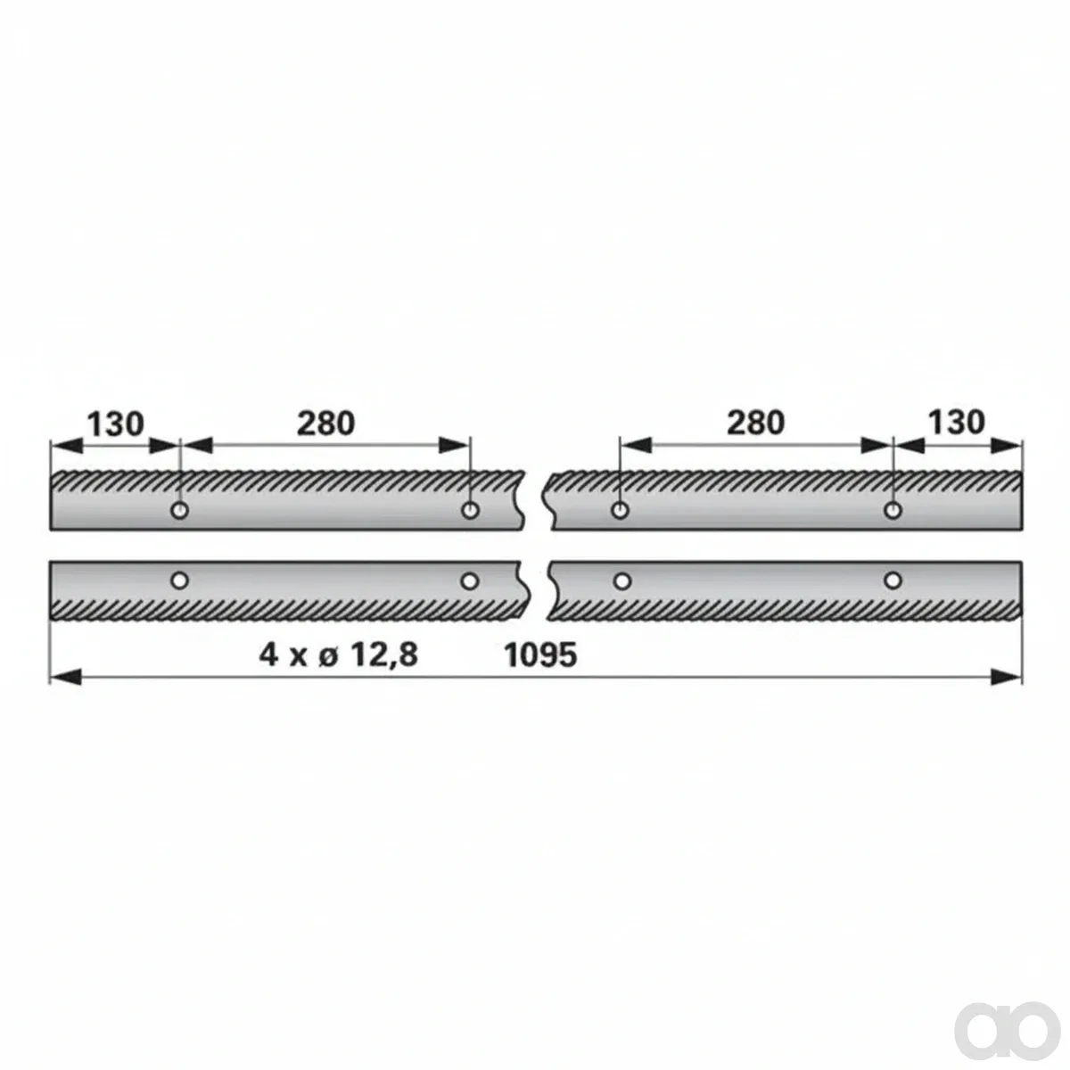 Prillinger - 00508066 - Schlagleistenpaar rechts Anstelle von