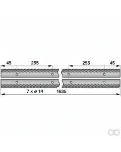 Prillinger - 00512975 - Schlagleistenpaar Re/Li Anstelle Von John Deere