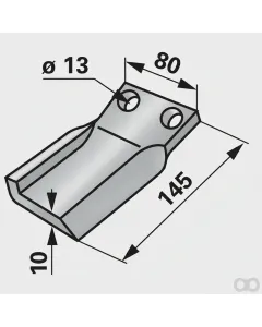 Prillinger - 00530511 - Schlegelmesser Stangen Anstelle
