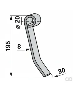 Prillinger - 00530534 - Schlegelmesser Anstelle Von Kv