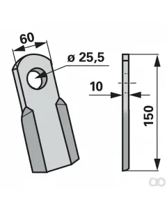 Prillinger - 00530711 - Schlegelmesser Anstelle Von Ag