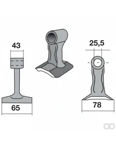 Prillinger - 00530749 - Schlaghammer B=65 H=115 Lo=25,