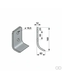 Prillinger - 00530916 - Grabenfraesmesser Anstelle Von