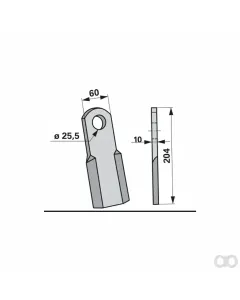 Prillinger - 00530941 - Schlegelmesser Kuhn 6060002