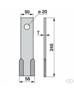 Prillinger - 00531150 - Schlegelmesser Anstelle Von Hu